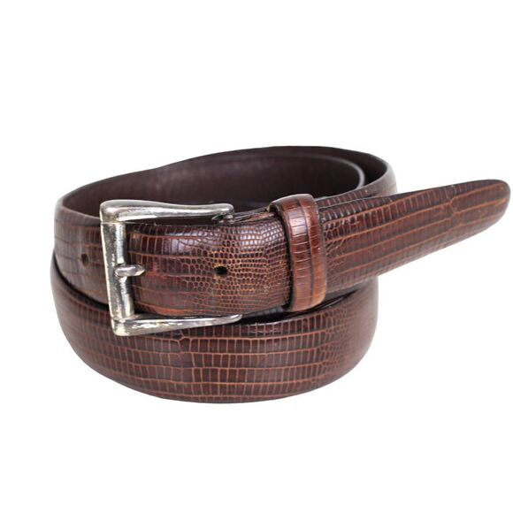 Bill Adler BROWN GENUINE LEATHER 1 1/8"Wd CASUAL DRESS MEN'S BELT Sz 36 (X82 - Picture 2 of 14